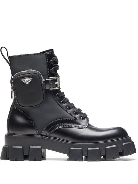 men prada boots with pouch